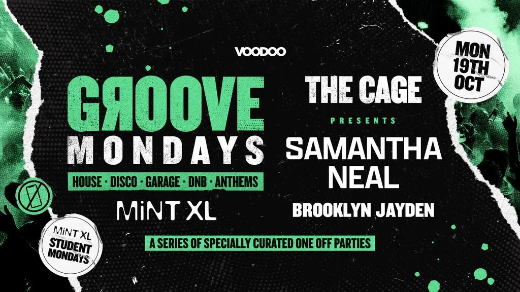 Groove Mondays 19th October @MiNTXl