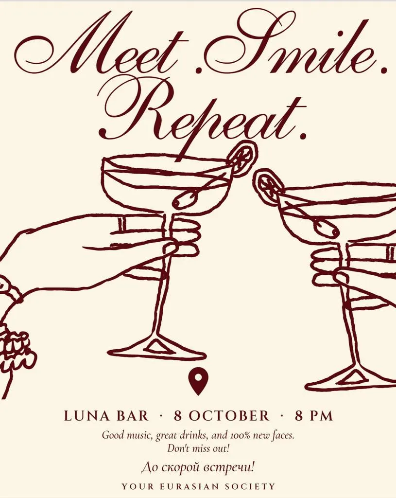 Eurasian Society Event - Meet. Smile. Repeat!