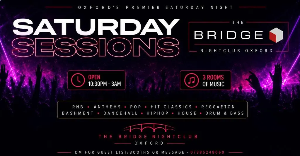 Saturday Sessions at Bridge nightclub