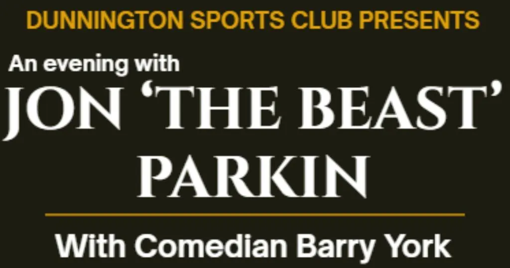 An evening with Jon 'The Beast' Parkin