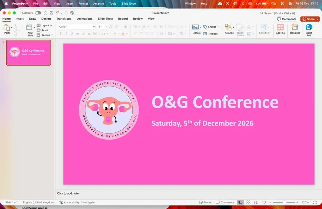 QUB Annual Obstetrics & Gynaecology Conference 2026