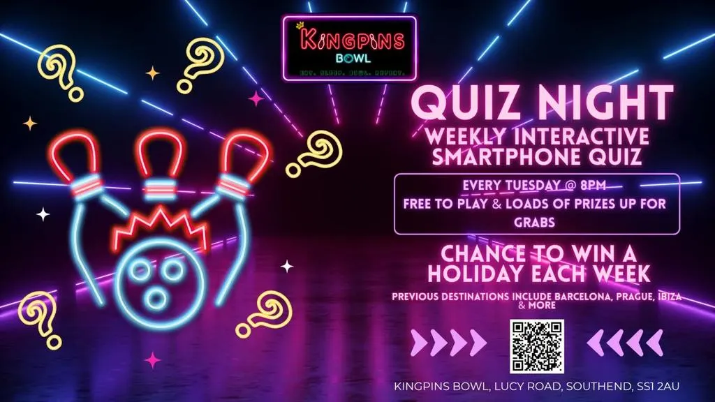 Weekly iQUIZ @ Kingpins - Tuesday 24th November
