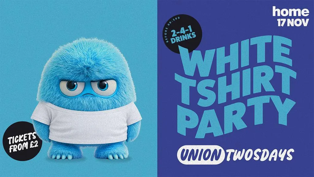 UNION TWOSDAYS - WHITE T-SHIRT PARTY 👕✍️
