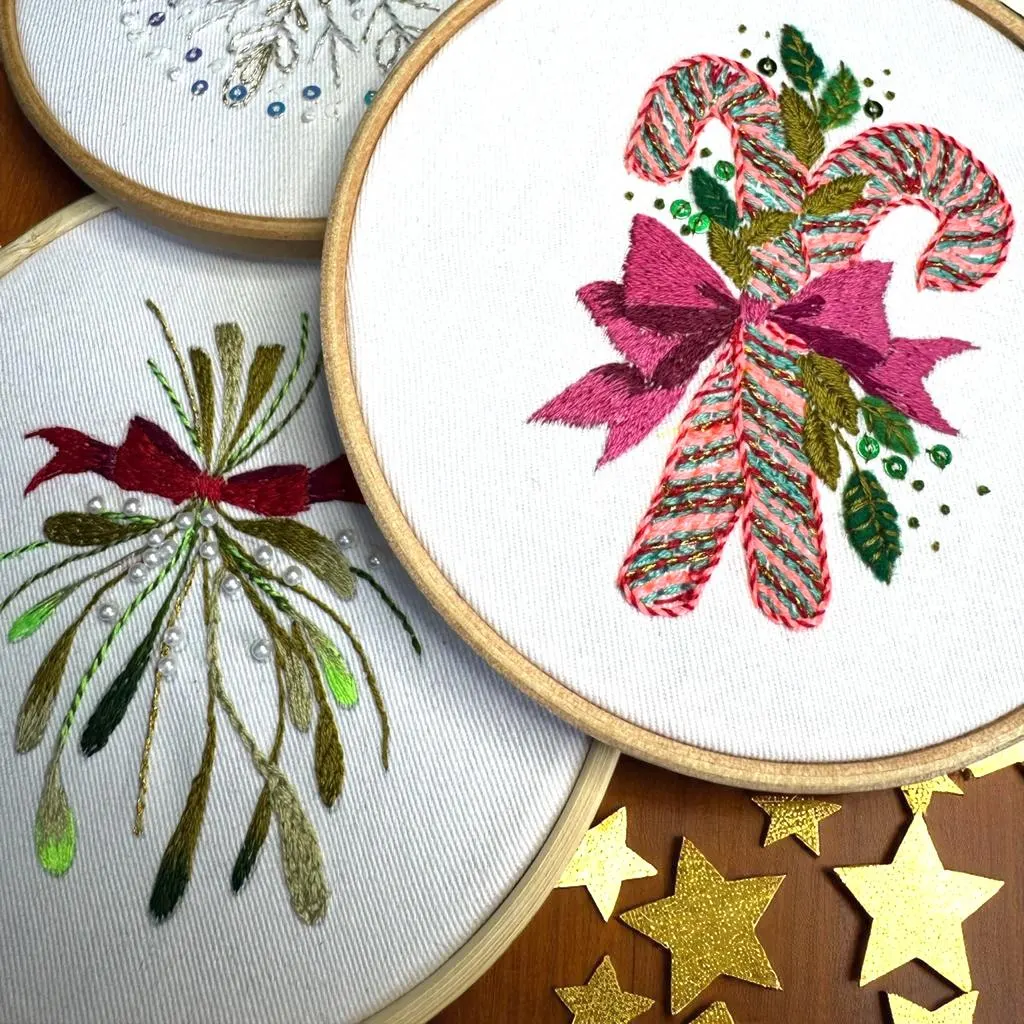 Christmas Embroidery Workshop @ The King of Prussia, Finchley