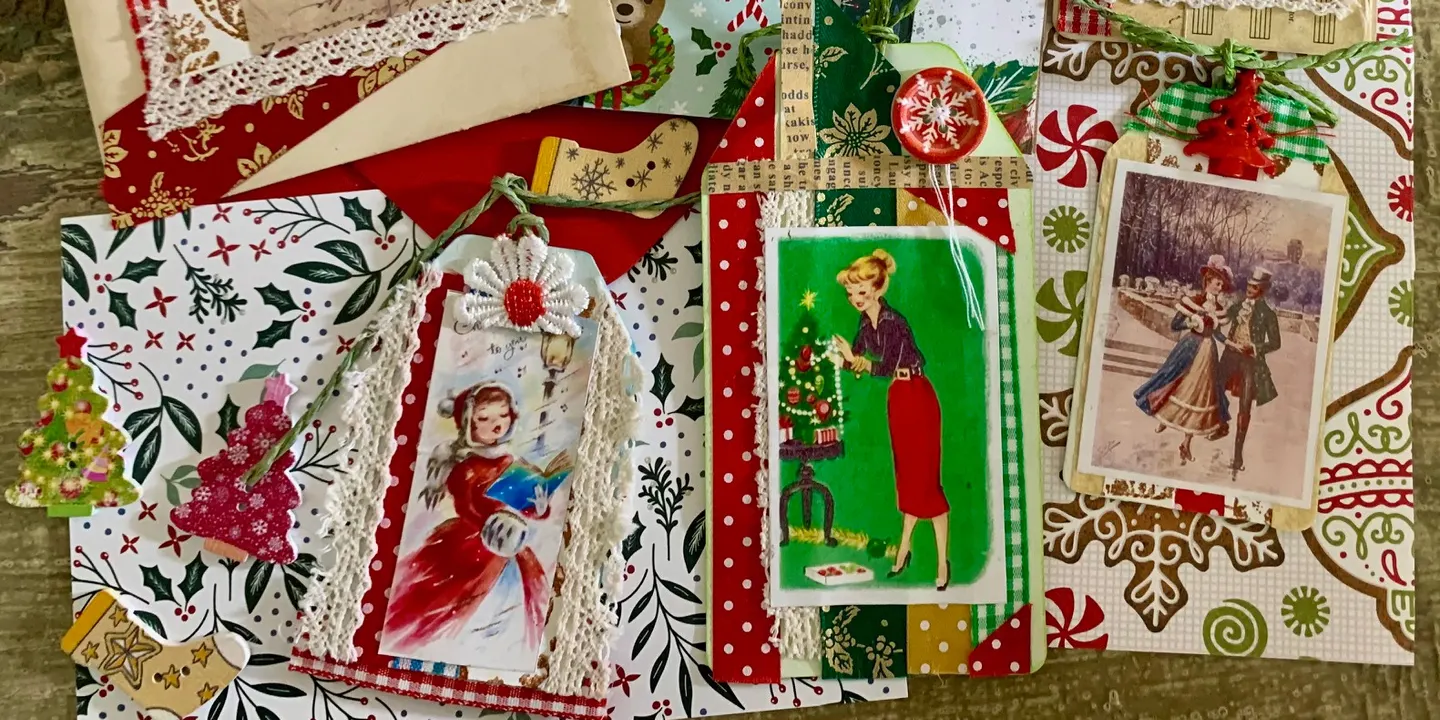 Vintage Festive Card Making with Cherie