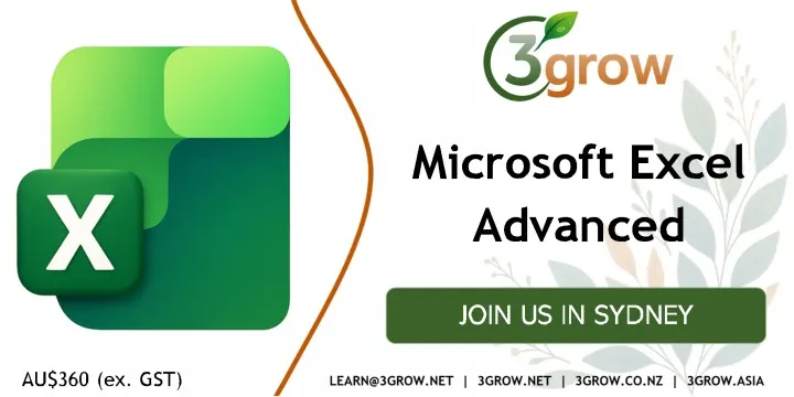 Microsoft Excel Advanced, 1-Day Training Course in Sydney
