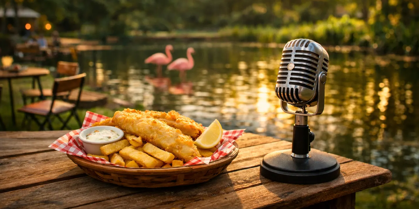 Fish, chips... and a song