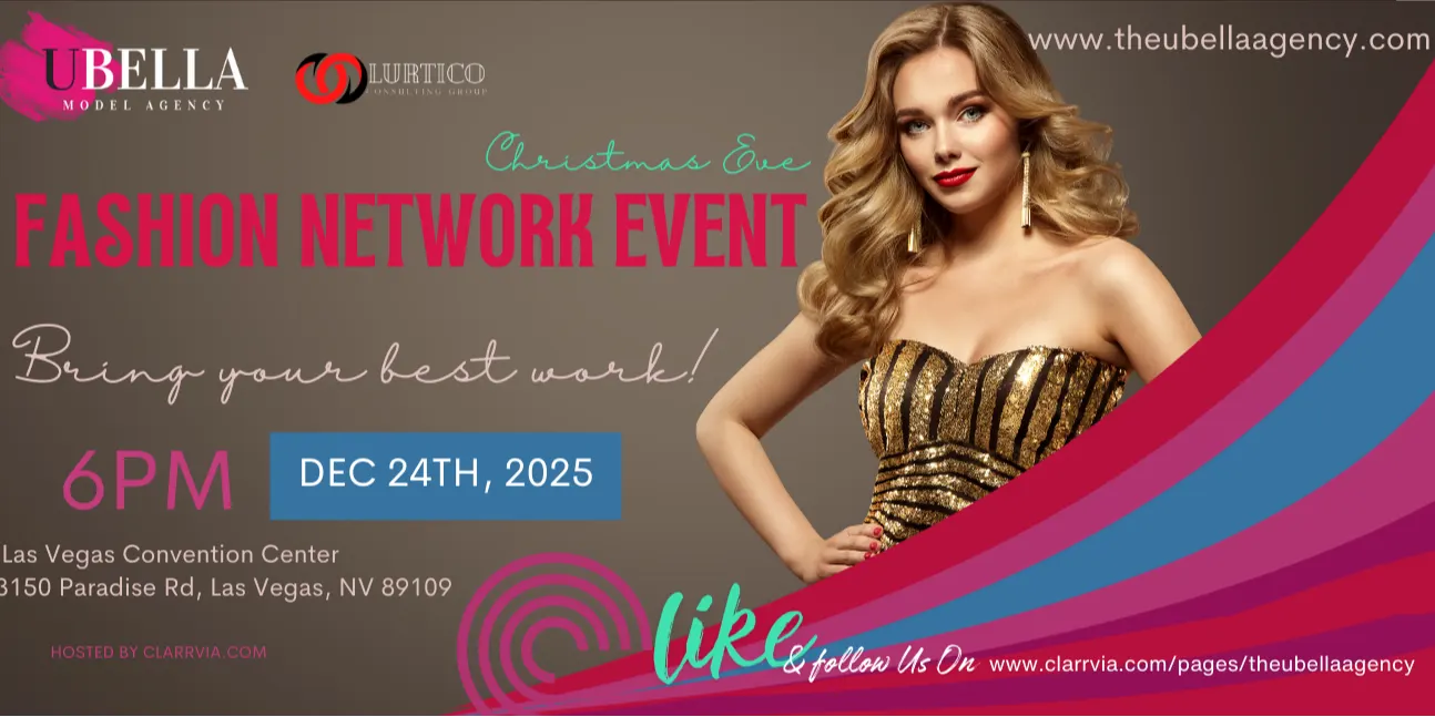 Christmas Eve Las Vegas Fashion Industry Networking Event!
