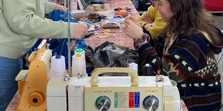 Monthly mending at the RePlace