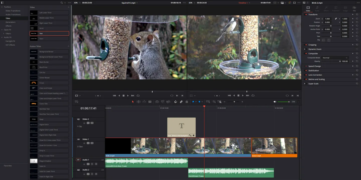 Tūranga - Studio Starters: Video Editing with DaVinci Resolve - 18 years + T4