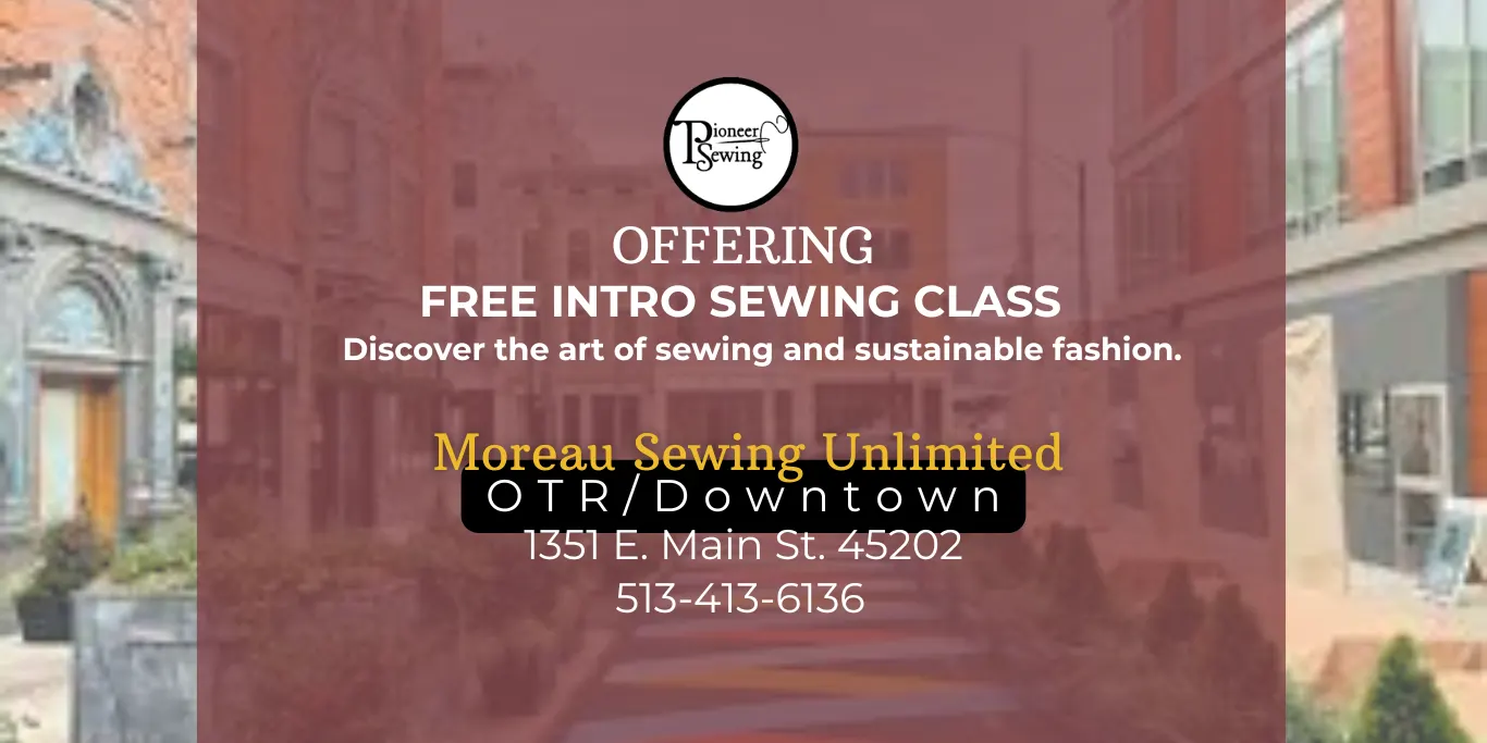 Intro Sewing Classes OTR/Downtown