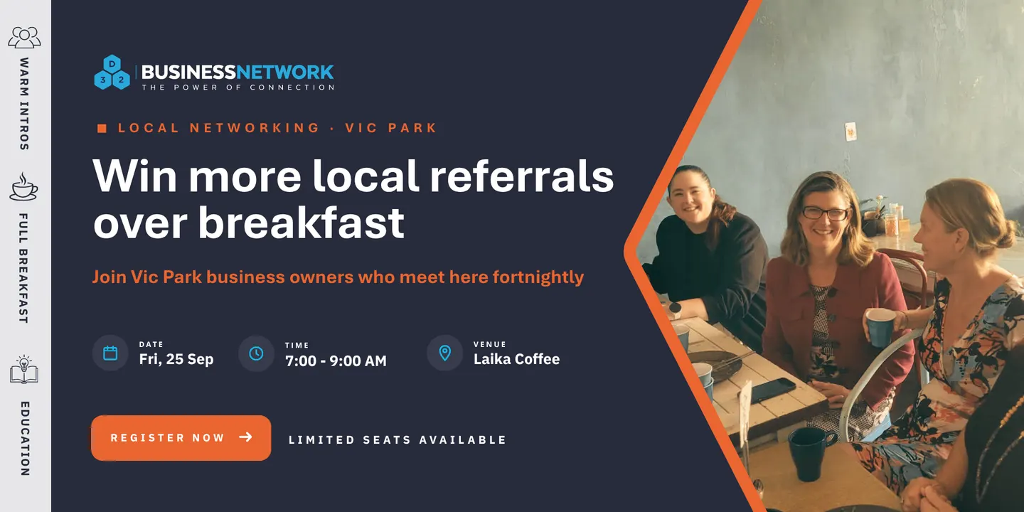 D32 Business Networking -Vic Park -Breakfast- Fri 25 Sep