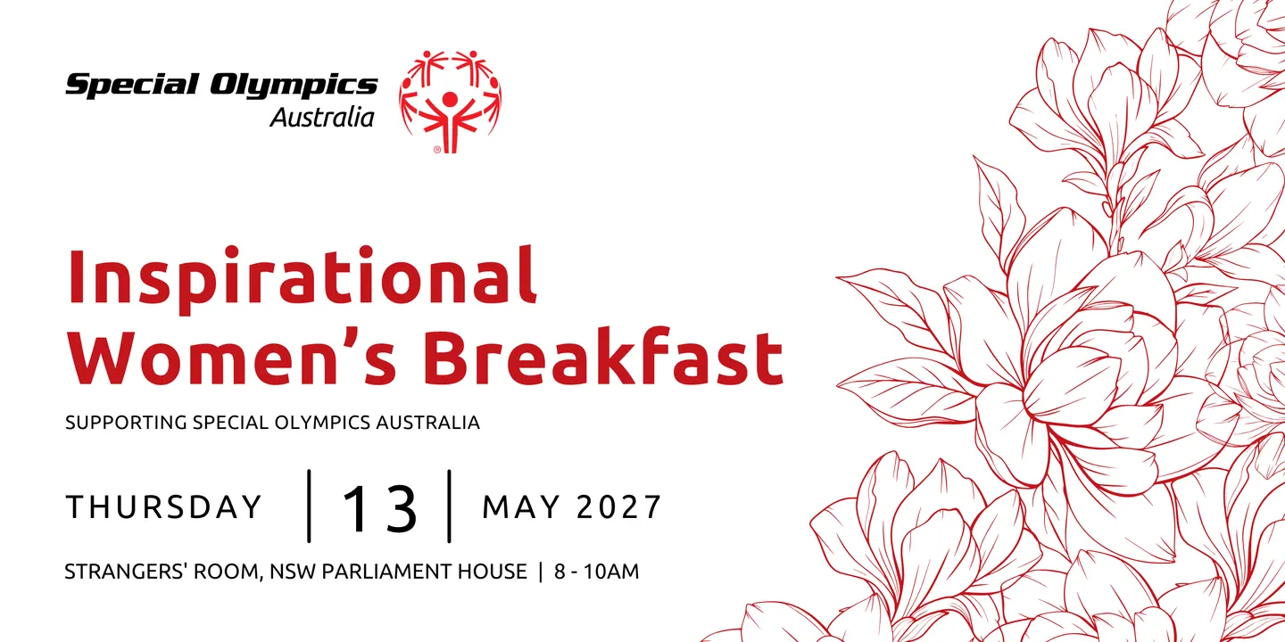 2027 Special Olympics Australia Inspirational Women's Breakfast
