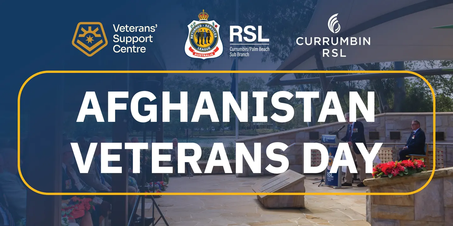 Afghanistan Veterans Day Commemorative Service & Casual Lunch