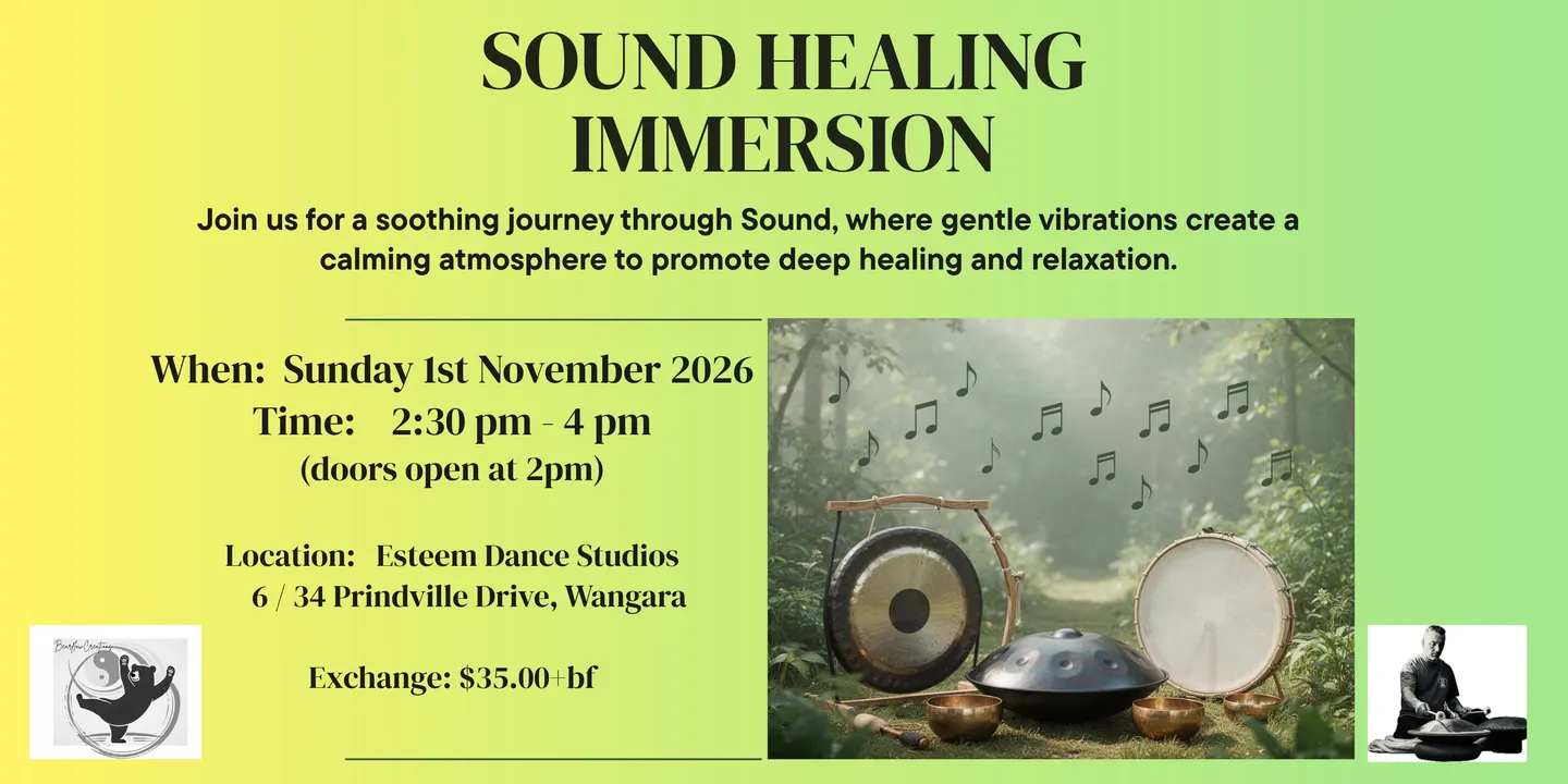Sound Healing Journey Wangara Sunday 1st November 26