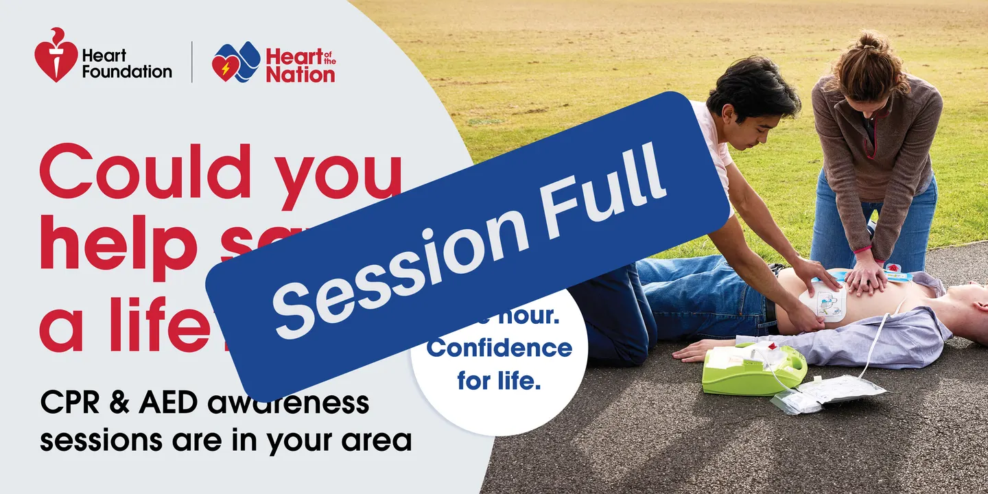 CPR & AED Awareness Lane Cove 18 September 2026