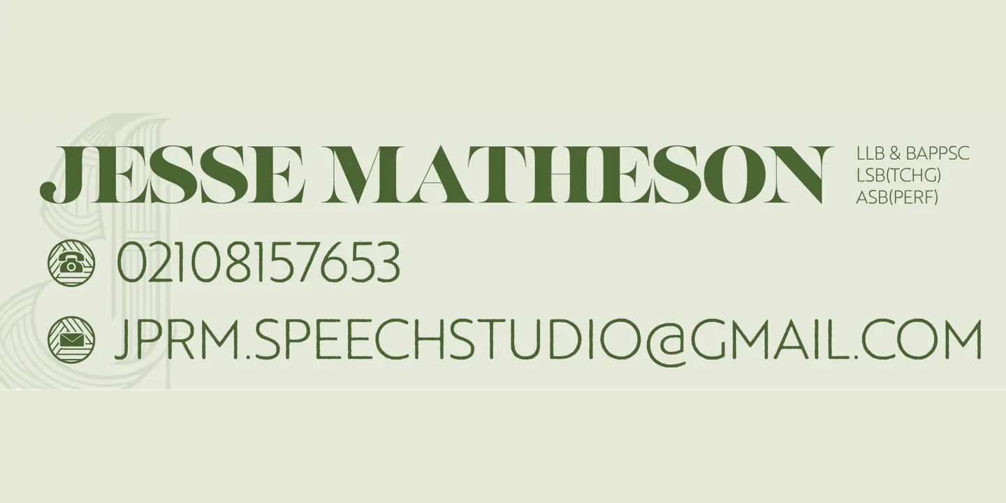 Public speaking for your Hapori: Workshop with Jesse Matheson