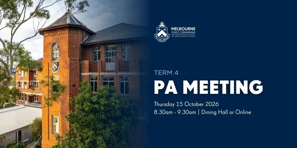 MGGS PA Meeting - Term 4 2026