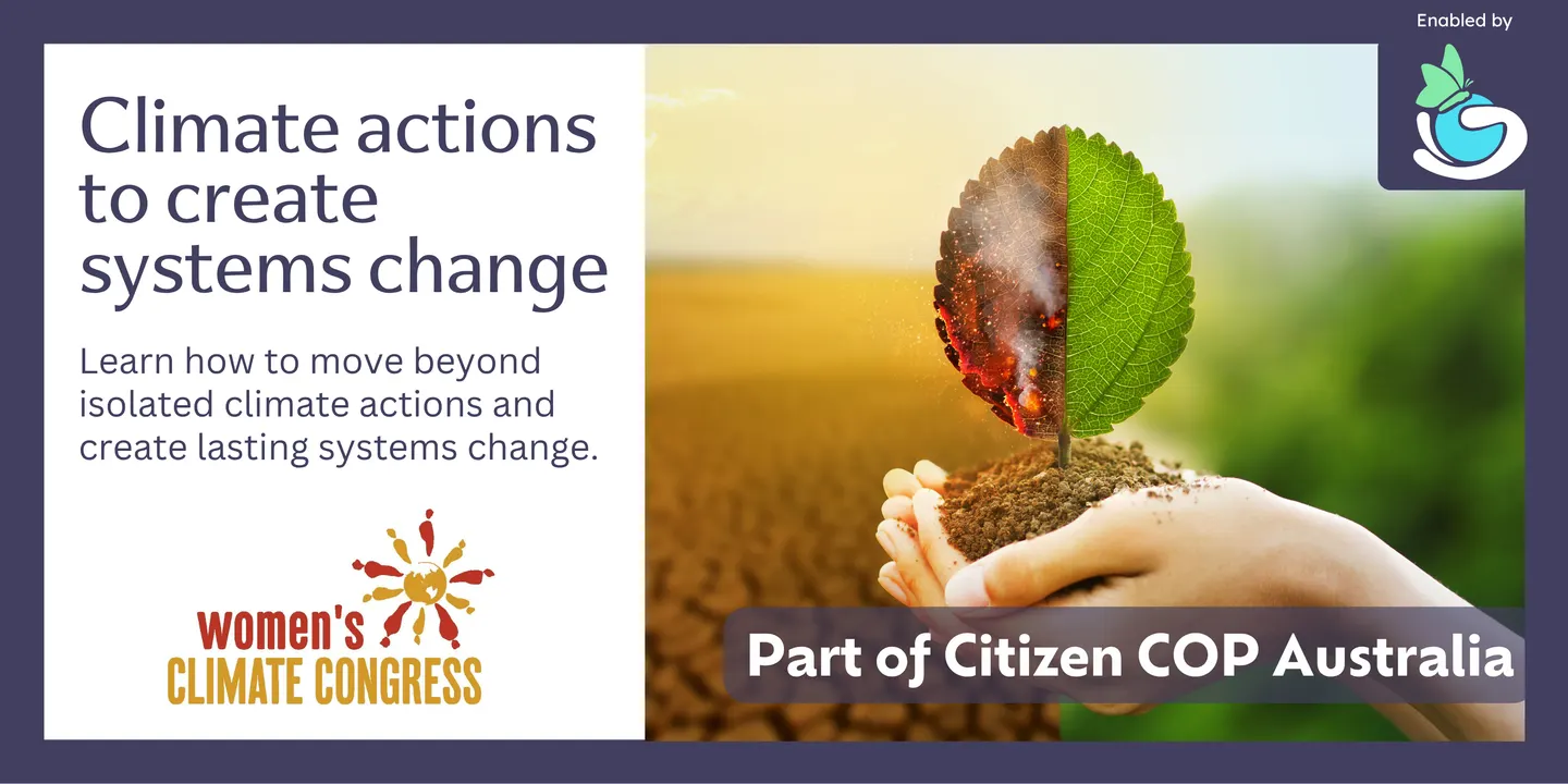 Climate Actions to Create Systems Change Sydney - Citizen COP 2026
