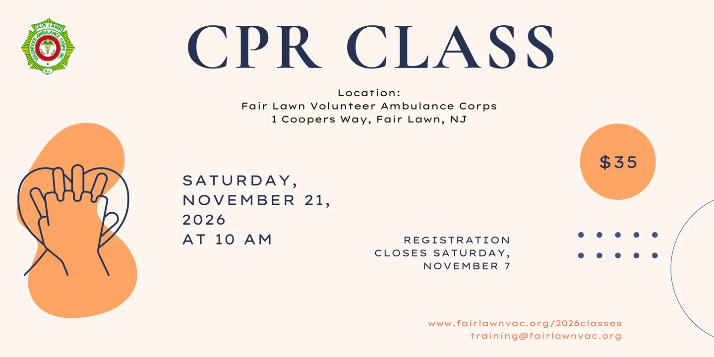 November 2026 CPR Class at FLVAC