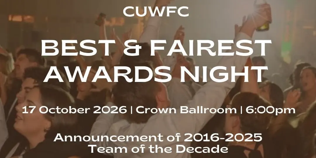 Curtin Wesley Football Club Presentation Night 2026