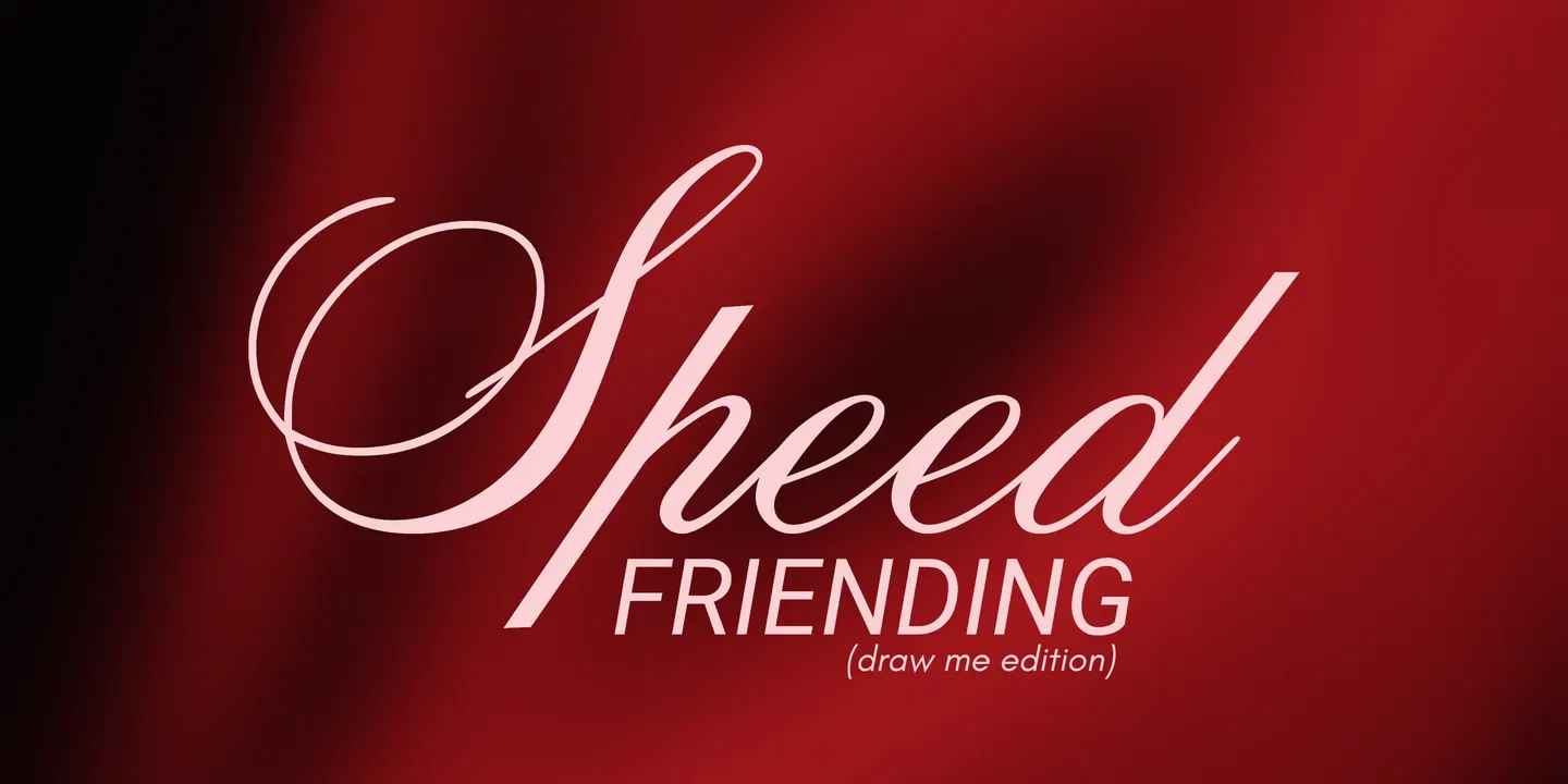 speed friending: draw me edition