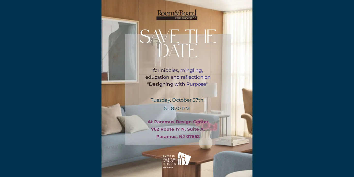 "Designing with Purpose" CEU and High Point reflection at Room & Board
