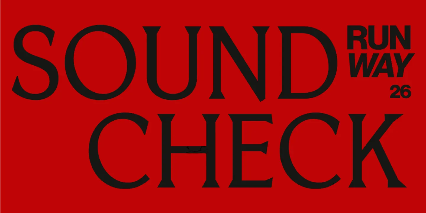SOUNDCHECK Runway — TILT SHIFT takeover