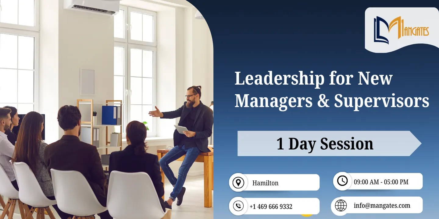 Leadership for New Managers & Supervisors – Hamilton | 1 Day