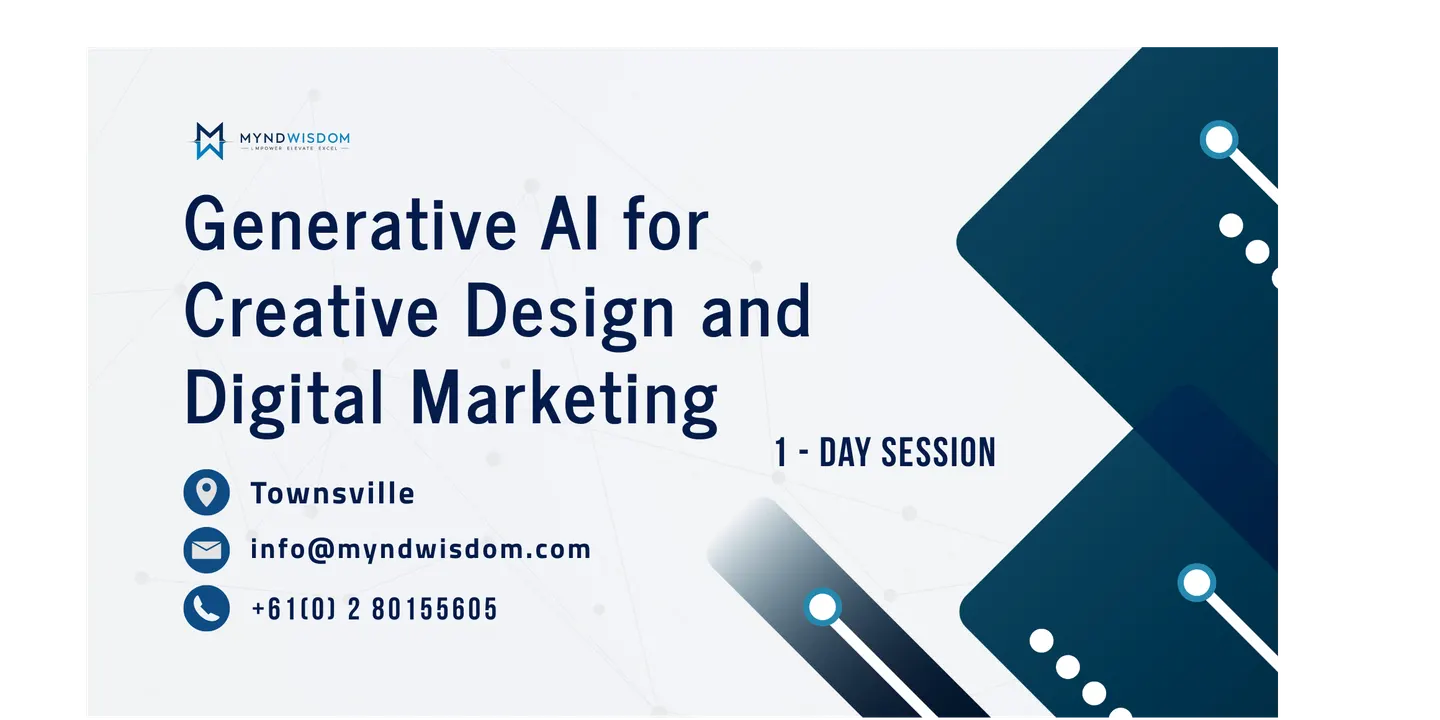Generative AI for Creative Design and Digital Marketing: 1 Day Session | Townsville