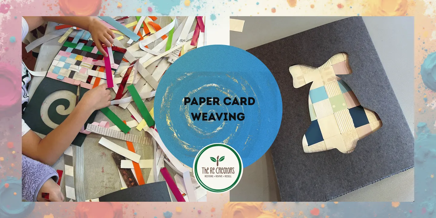 Paper weaving card, Kumeu Community Center, Thursday 8 October, 12:30pm-2:30pm