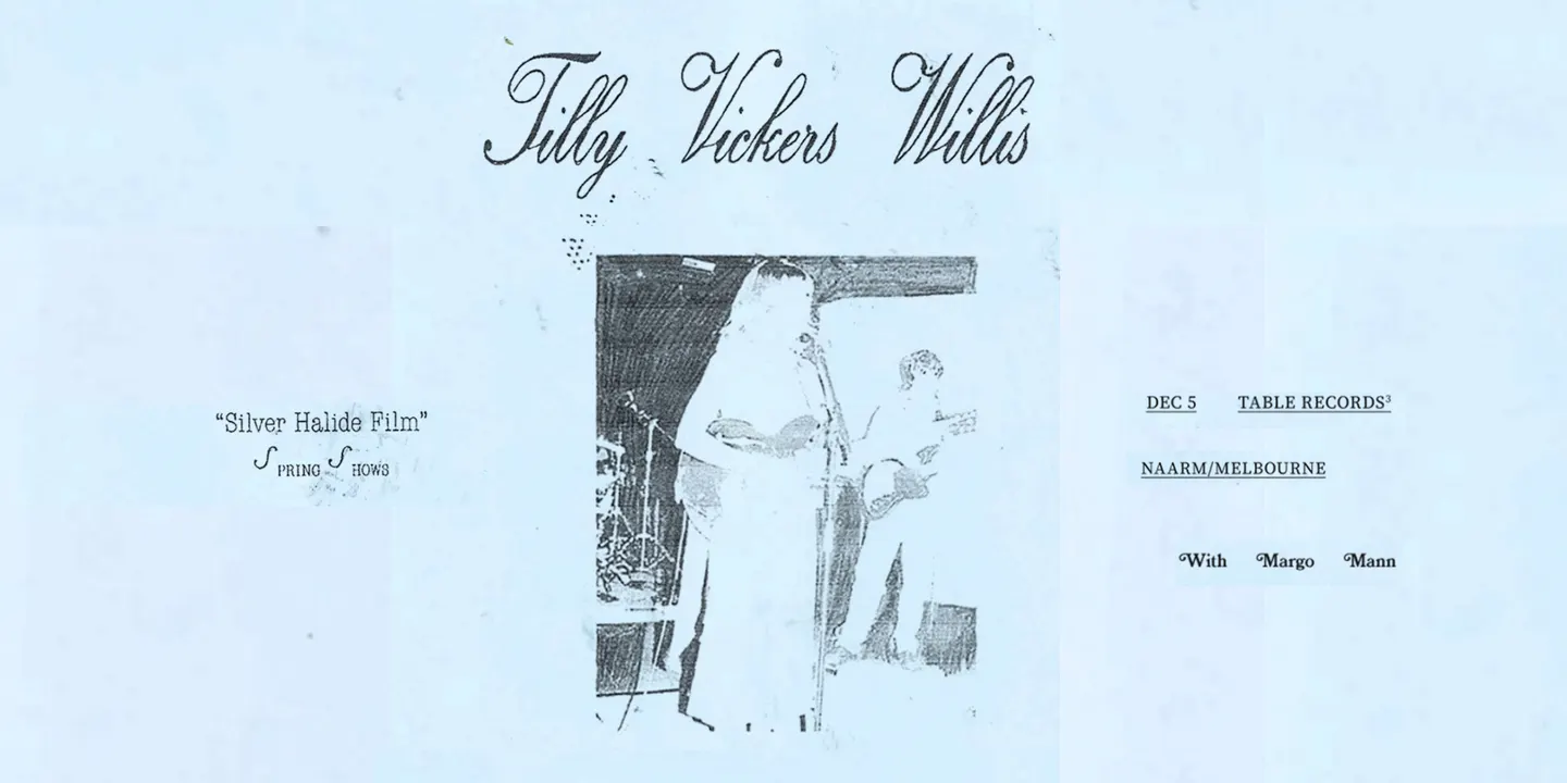 Tilly Vickers Willis & Margo Mann at Table Records, Castlemaine