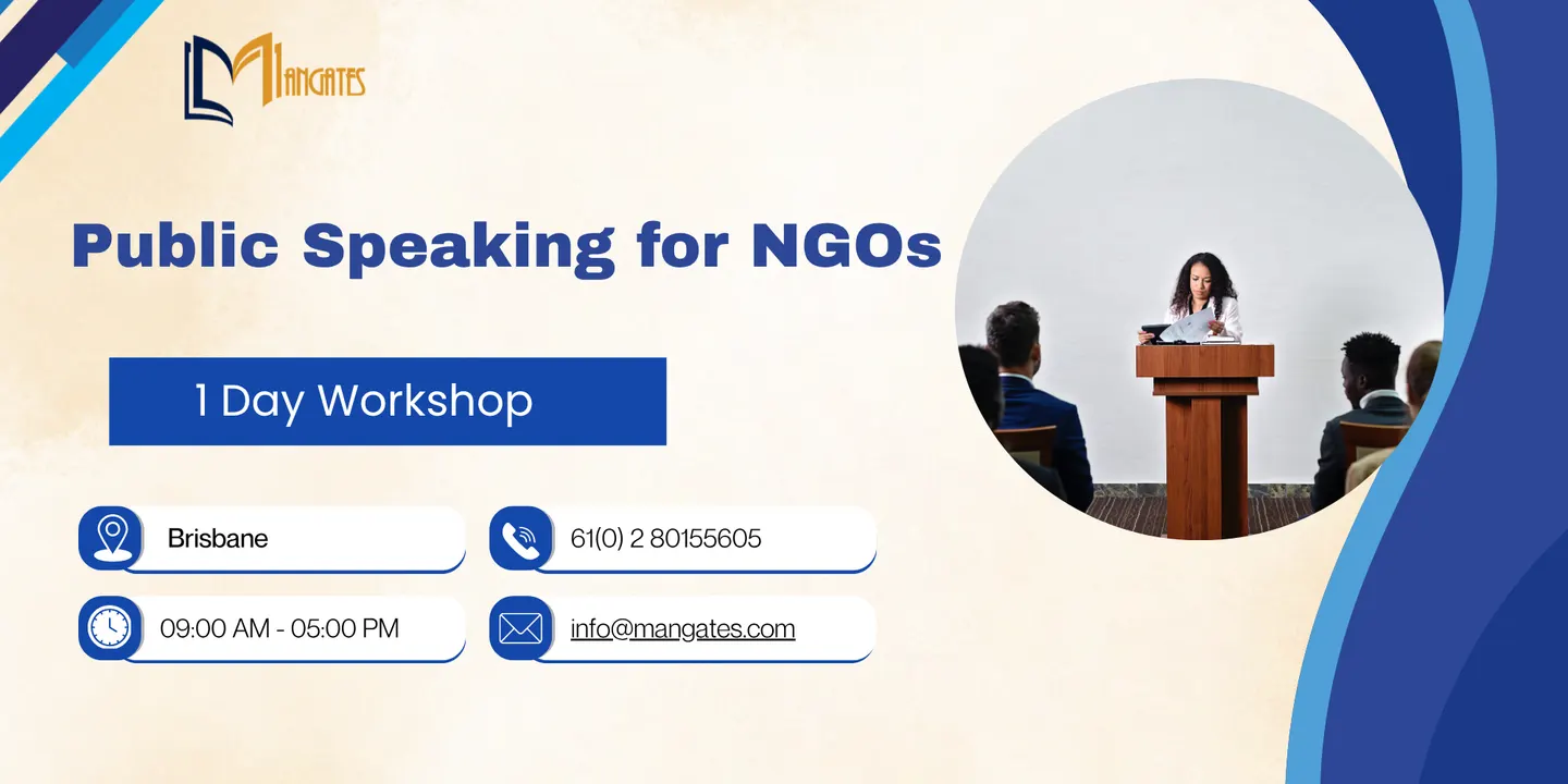 Public Speaking for NGOs: 1 Day Training in Brisbane
