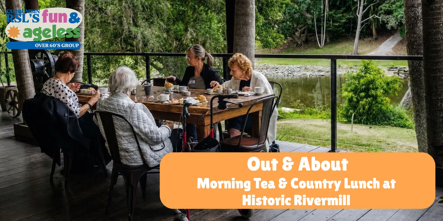 Out & About: Historic Rivermill Morning Tea & Lunch
