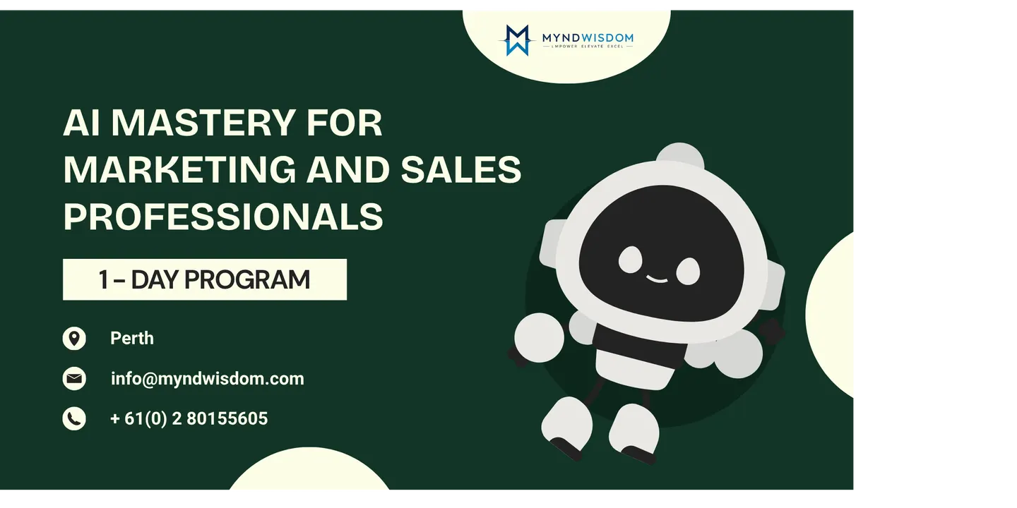 AI Mastery for Marketing and Sales Professionals | 1 Day Workshop in Perth
