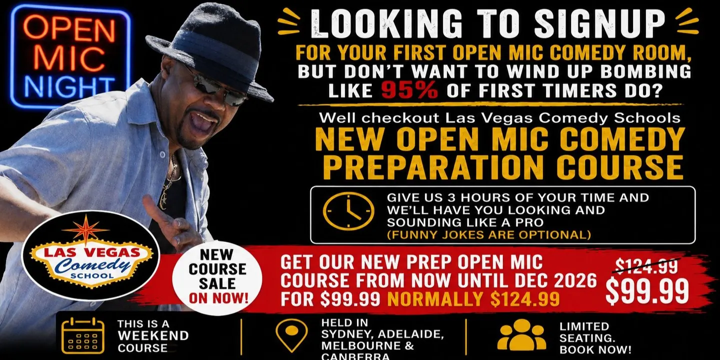 Open Mic Comedy Preparation Course Surry Hills, Sydney