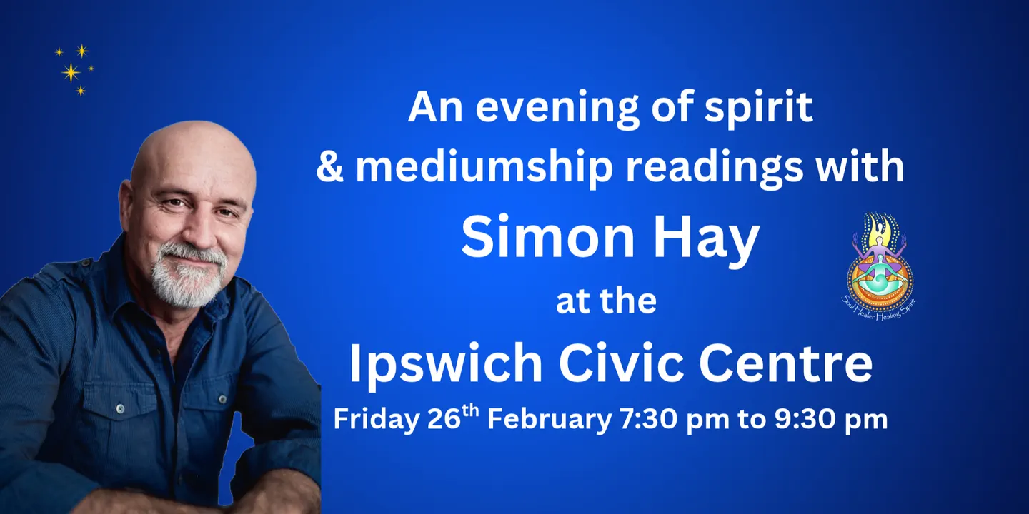 Aussie medium Simon Hay at the Ipswich Civic Centre