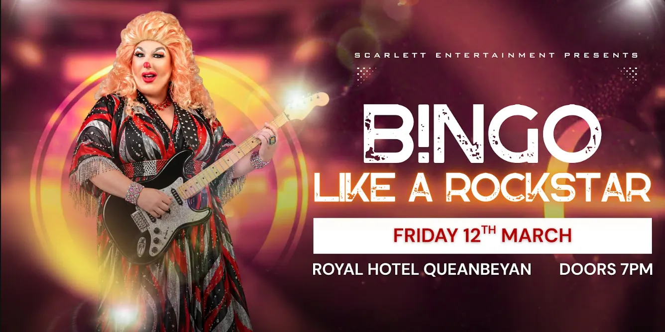 Bingo Like a Rock Star - Royal Hotel Queanbeyan