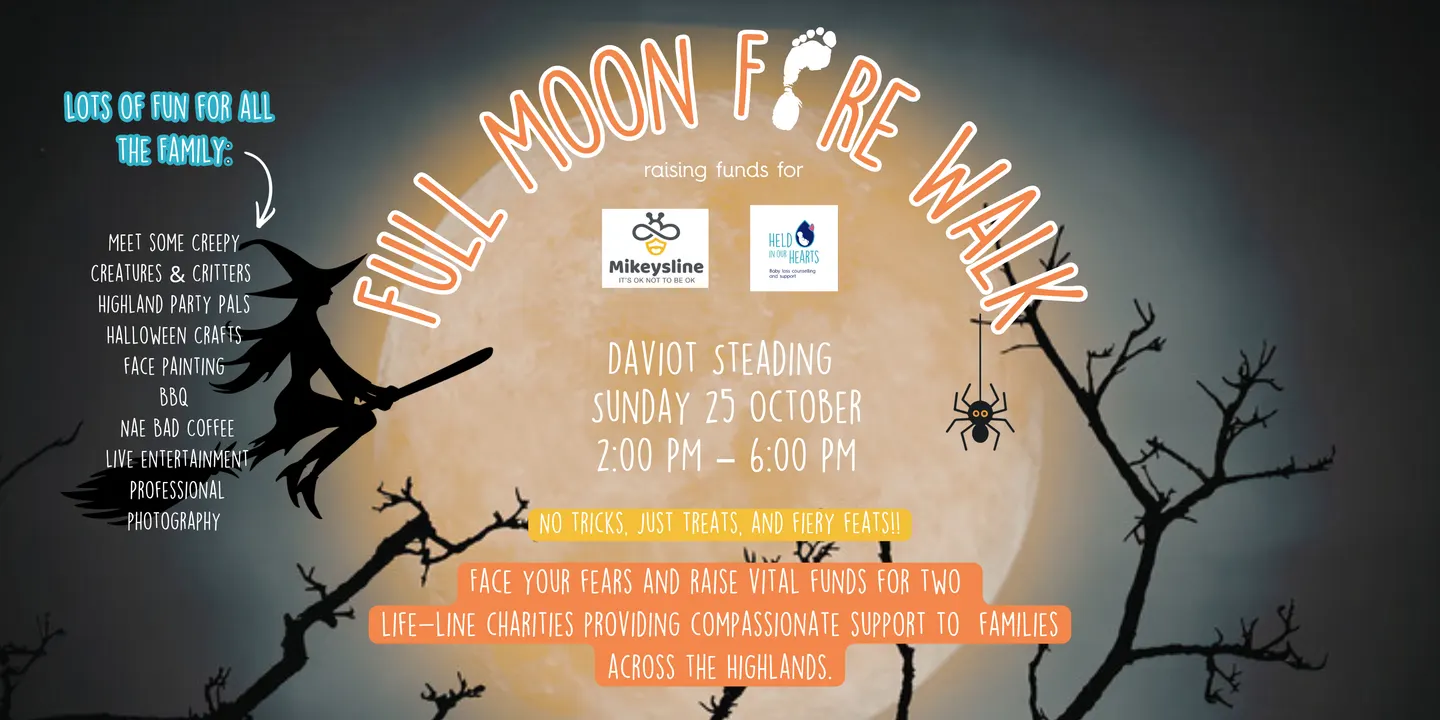 The Fullmoon Fire Walk - Daviot Steading, Inverness