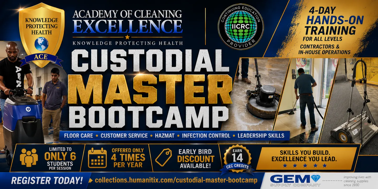 Custodial Masters Bootcamp * Orlando 11/16-19/26