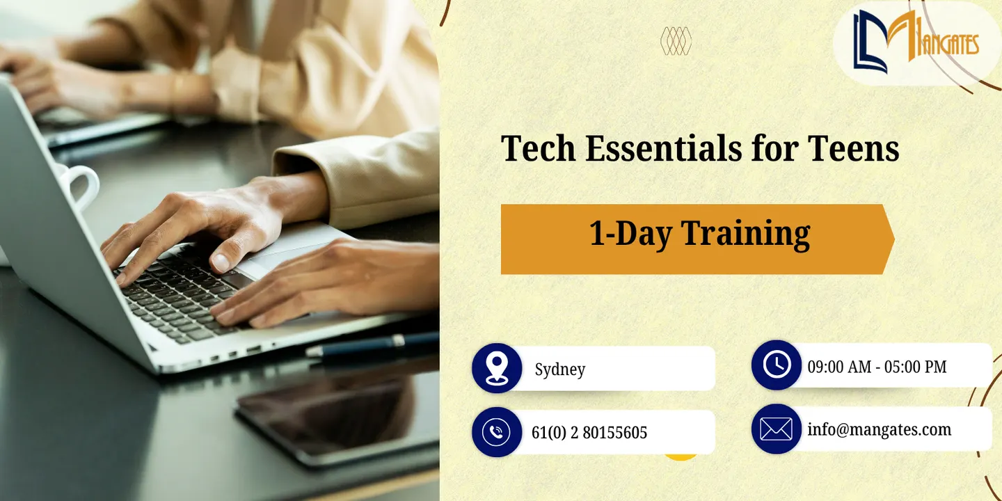 Tech Essentials for Teens: 1 Day Learning Course in Sydney, NSW