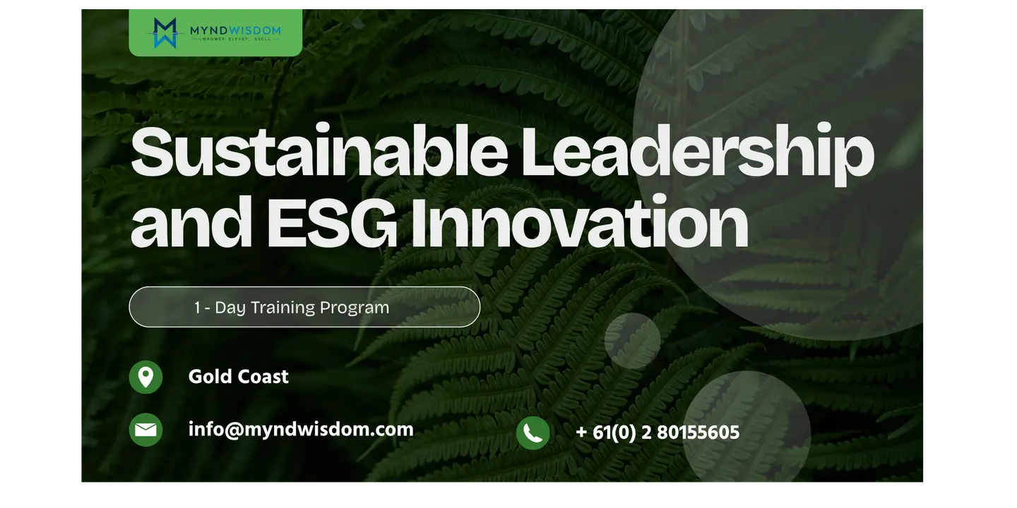Sustainable Leadership & ESG Innovation | 1 Day Training in Gold Coast