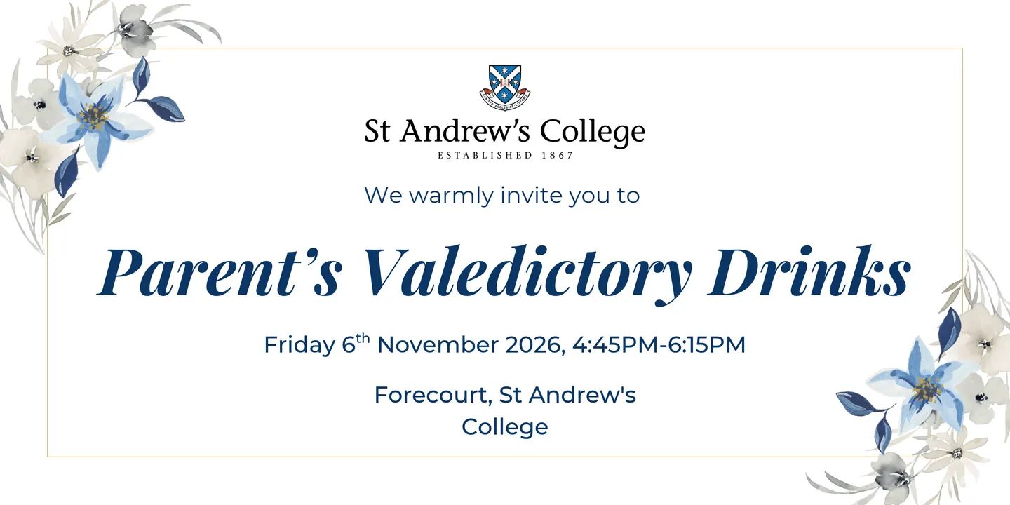 2026 Parents Valedictory Dinner Drinks