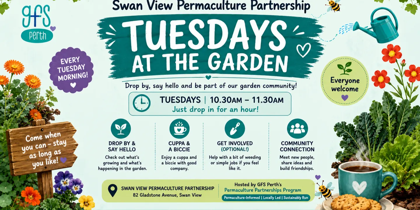 Tuesdays at Swan View Community Garden