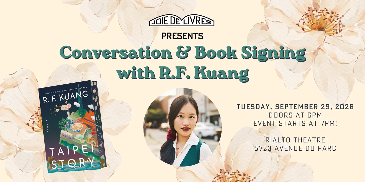 Conversation & Book Signing with R.F. Kuang!