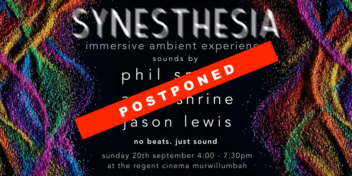 SYNESTHESIA - immersive ambient experience | SEP 20