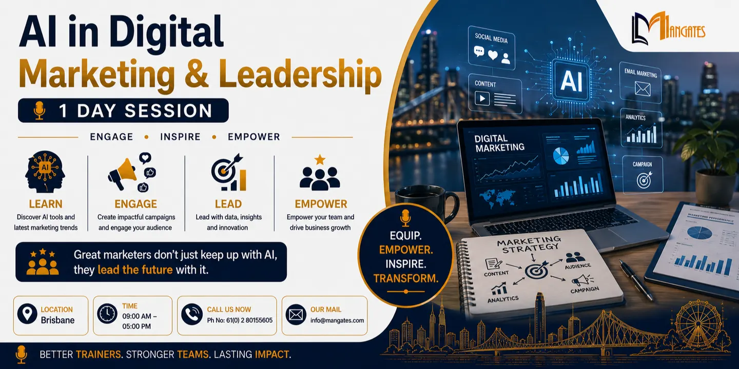 AI in Digital Marketing & Leadership – 1 Day Session in Brisbane