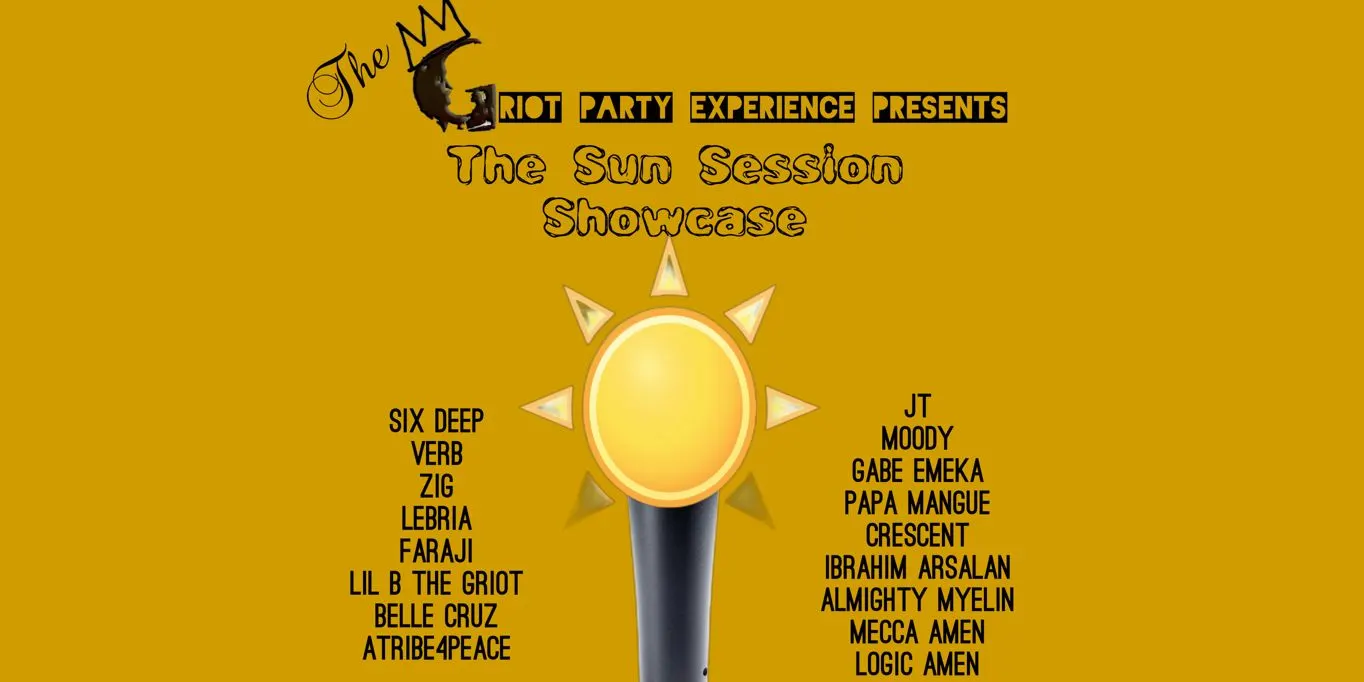 The Griot Party Experience presents: The Sun Session Showcase