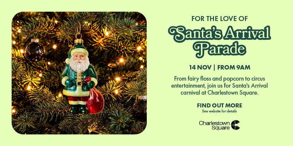 Santa's Arrival Parade at Charlestown Square