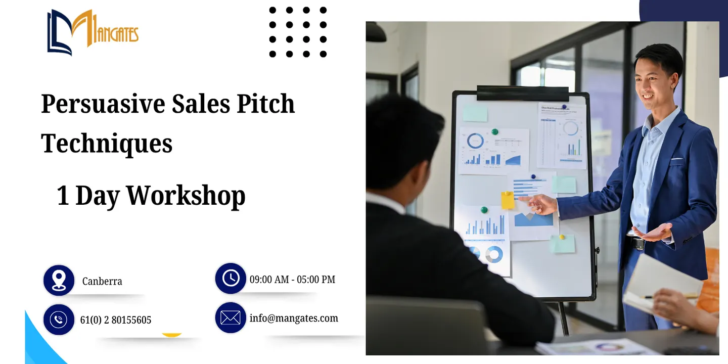 Persuasive Sales Pitch Techniques: 1 Day Session in Canberra